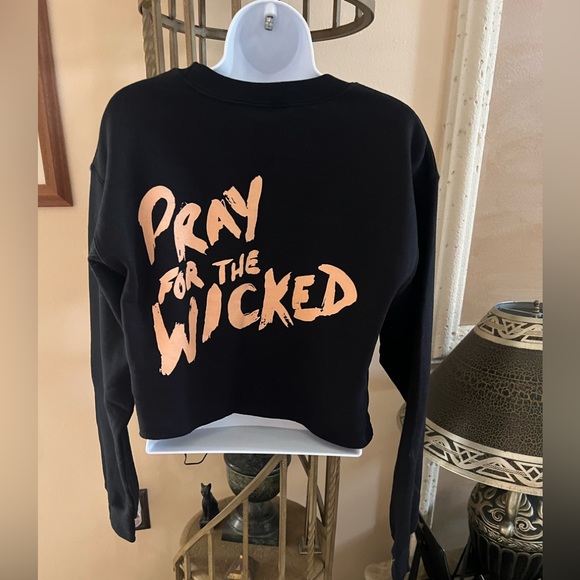 PANIC! AT THE DISCO Official 2018 Pray for the Wicked Crew Neck Crop Sweater S - Picture 4 of 10
